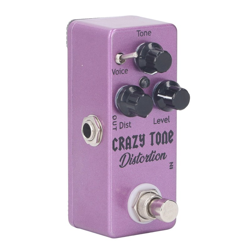 Electric Guitar Distortion Pedal Tone Distance Level Knob Aluminum Alloy