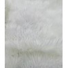 Nice 60” Width White Solid Shaggy Long Pile Faux Fur