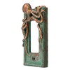 Top Brass Large Octopus/Kraken Electrical Cover Wall Plate Bronze/Verdigris Finish