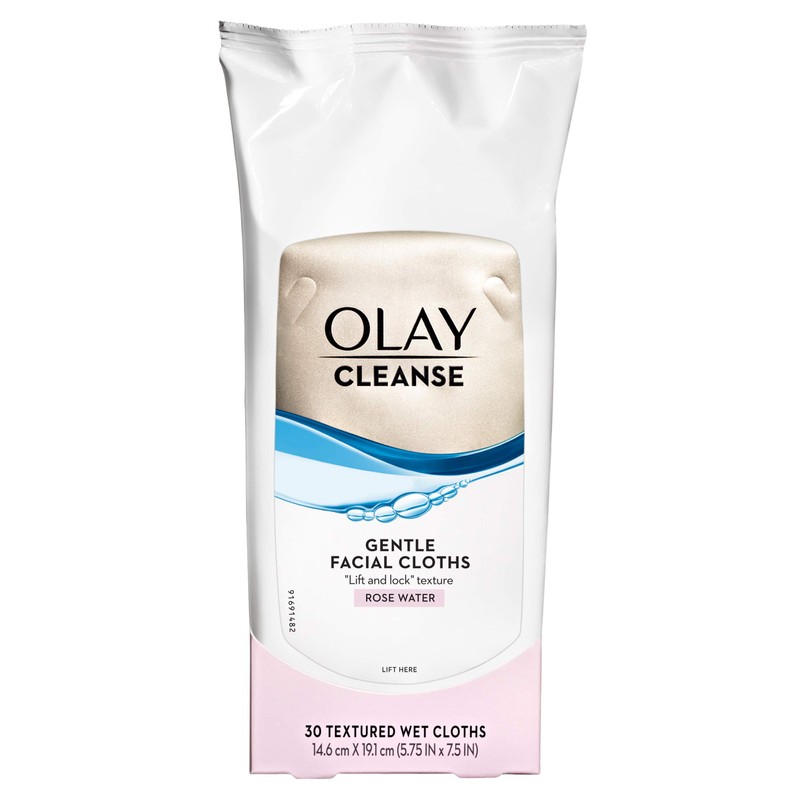 Olay Cleanse Makeup Remover Cleansing Face Wipes, Daily Facial Towelettes,