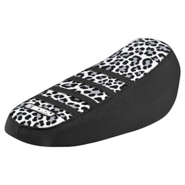 Enjoy Mfg Seat Cover - Compatible Fit for Luna Float Sur Ron Sur-Ron Light Bee MX & X E-Bike - Print top/Ribbed - #348 (Black Sides/Leopard top/Black Ribs)