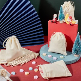 NBEADS 30 Stück Samtbeutel, Samt Taschen Süßigkeiten Geschenk Taschen Party Hochzeit Begünstigt Taschen Für Die Aufbewahrung von Schmuck, 12x10 cm