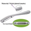 AAOTOKK 2 Pack Zinc Alloy Vegetable Peeler Stainless Steel Blades,