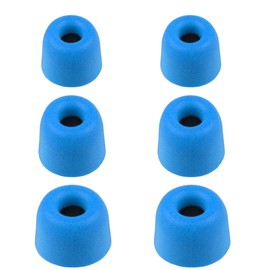 XCESSOR FX4.0 (S/M/L) 3 Paar Memory Foam In Ear Kopfhörer Ohrpolster Größe S/M/L - Ersatz Schaum Tips für alle gängigen In-Ears Ohrstöpsel. Blau