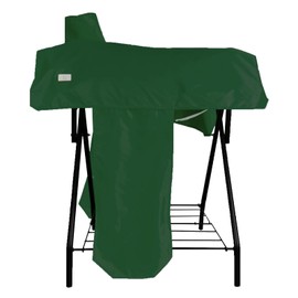 BARN & STABLE Waterproof 420D Oxford Horse Saddle Cover Heavy-Duty Dustproof Horse Saddle Protector with 6 Elastic Straps Fits Most Western and English Saddles 8 Colors