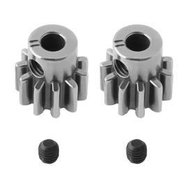 OTOTEC 2pcs 11T 0.8/32 Pitch Pinion Gear with Screw Compatible with Traxxa-s TRX4 TRX-4 TRX-6 Compatible with Slash 4x4 Compatible with Stampede 4x4