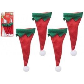 PMS 505055 Cutlery Holders | Elf Hat Design | 4 pc Accessory