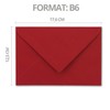 50 x B6 envelopes with gold inner lining, 12.5 x