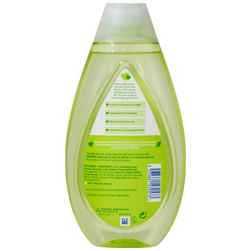 Johnson's Baby Shampoo Chamomile 500 ml