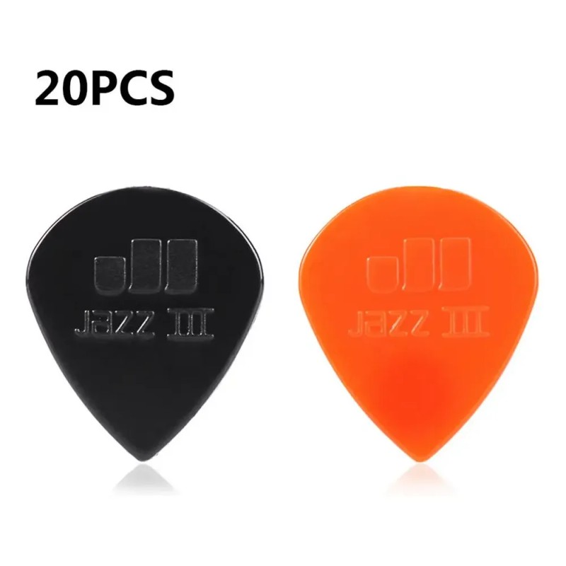 20 Púas De Guitarra Dun Lop De 1,38mm, Nailon Jazz