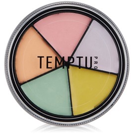 TEMPTU S/B Neutralizer Wheel - Includes 5 Color-Correcting Shades To Perfect & Even Out All Skin Types & Tones | Multi-use, Can Be Applied With Brush, Sponge, or Fingertips