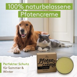 BEARDPRIDE Paw Balm Dog & Cat I 100% Natural Paw Protection for Dog Paws, Cat Paws I Dog Paws Care & Bunion Protection I Paw Cream Handmade