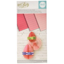 We R Memory Keepers 6 Piece DIY Party Honeycombs, Large, Blossom