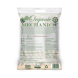 Organic Mechanics Premium Blend Potting Soil, 16 Quarts – Moisture Retentive with Compost, Aged Pine Bark, Worm Castings, and Perlite for Containers, Transplanting & More – Peat-Free