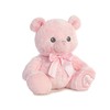 Ebba Lil Girl Plush Bear, Pink