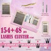 Waterproof Lash Clusters Kit - Hypoallergenic 8-18mm Cluster Lashes with