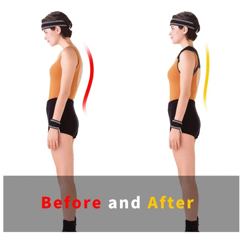 Unisex Faja Corrector Postura Joroba Ajustables Transpirable