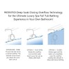 Westbrass Deep Soak Closing Overflow Plumber's Pack with Sch. 40