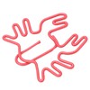100Pcs Kids Paper Clips Crab Style Metal Exquisite Color Wide
