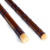 Vintage Style Dizi Bamboo Flute Chinese Instrument Traditional (KEY C)