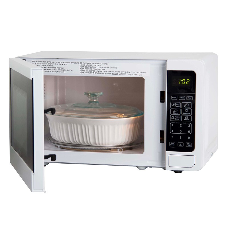 Avanti MT7V0W Microwave Oven 700-Watts Compact with 6 Pre Cooking