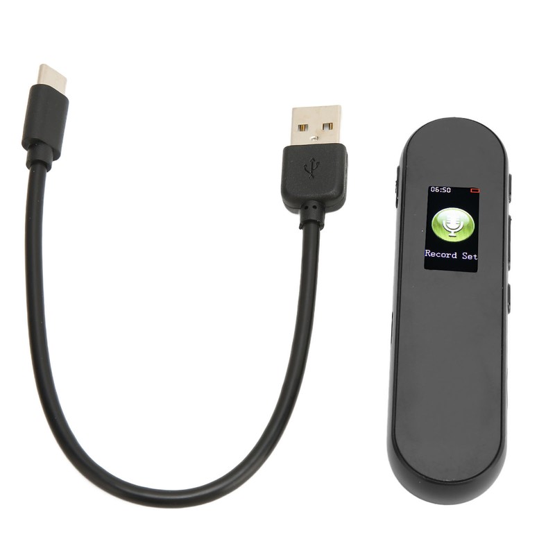 Digital Voice Recorder Noise Reduction AI Smart Omnidirectional Voice Control