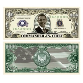 American Art Classics Pack of 100 - Barack Obama Million Dollar Bill