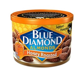 Honey Roasted Almonds - case of twelve 6oz cans