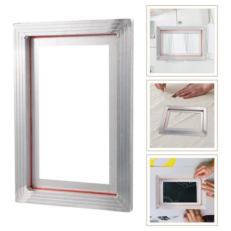 SEWACC Aluminum Alloy Screen Printing Frame for Projects Portable Silk