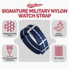 WatchGecko Swiss Quality Military Nylon Watch Band - Stylish -