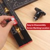 TRUTOPWAY 4-in-1 Aluminum Drilling Positioning Ruler, 16" Multifunctional T Square