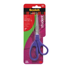 Scotch 7-Inch Student Scissors, Assorted Colors