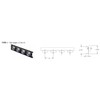 Conveyor Rails, Flow Rail 5-Foot Long Skate Wheel Conveyor, T1