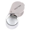 tinxi® 10x Magnifying Glass Pocket Magnifying Glass for Watchmakers Jewellers