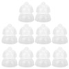 10Pcs Silicone Eartips Double Layer Washable Design Antistatic Detachable Earbud