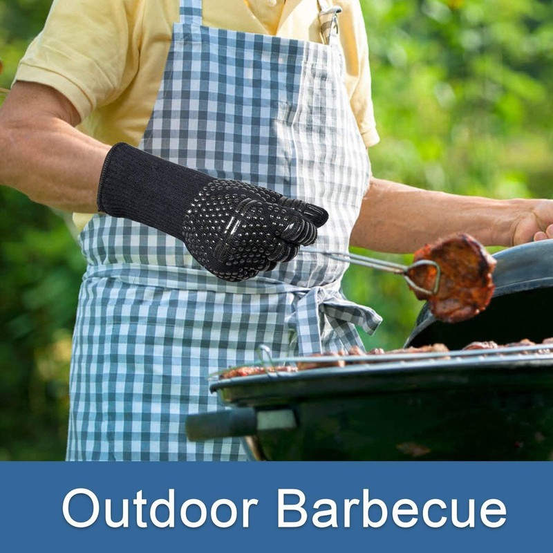 Oven Gloves Heat Resistant up to 932°F (1 Pair)