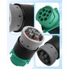 HUFEWU Female Diagnostic Adapter Plug 9pin J1939 Type 2 to