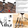 KEWAYO HSS 5 Flute Countersink Drill Bit Set Screwdriver Reamer
