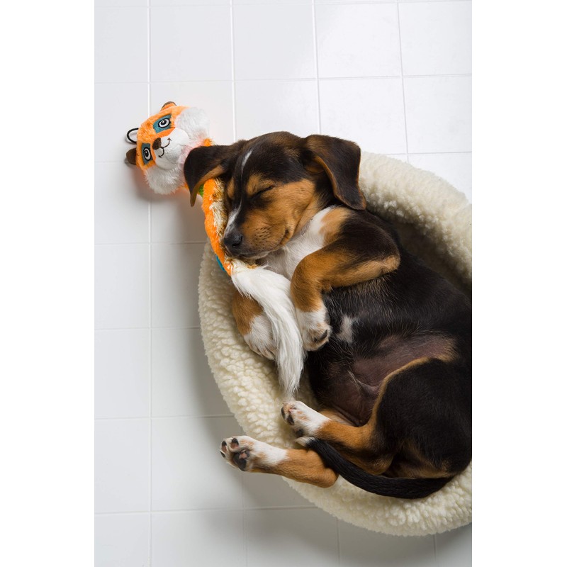 Hartz Squeakerz Stuffing-Free Plush Woodland Animal Dog Toy