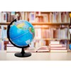 Exerz 10" World Globe - Political Map Educational- Self Assembled