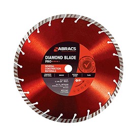 Abracs ABDT125M Diamond Blade - 125mm x 10mm x 22mm - General Construction Material - Pro - Pack contains 1 piece
