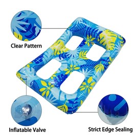 Inflatable Water Hammock, Pool Air Mattress 115 x 80 cm