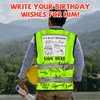 Giftota Original 50th Birthday Gift 2pcs, Safety Cone and Vest