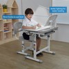 Mount-It! Accessory Kit for Height Adjustable-Kids-Desk | Includes LED-Lamp, Book