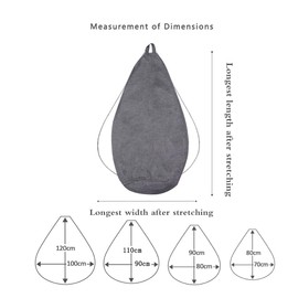 Highdi Kids Football Bean Bag Covers without Filling Adult Arm Chair Bean Bag Cover Child Size -Large Stuffed Animal Storage - Plush Toys Holder and Organiser for Girls and Boys (80 x 90 cm,Football)