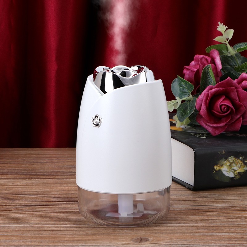 USB Car Air Humidifier Atomizer LED Night Light Fog Purifier
