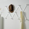 SKOLOO Large Hat Rack for Wall, Wooden Accordion Wall Hanger,