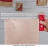 Combination and Double Woodworking Tools Adjustable Woodworkers Edge Rule for
