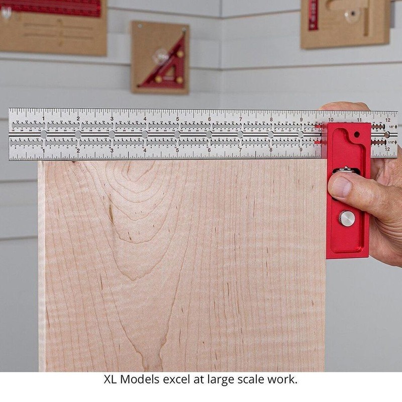 Combination and Double Woodworking Tools Adjustable Woodworkers Edge Rule for
