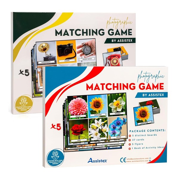 Assistex Assistex Matching Game Activity Board - Dementia Activities for